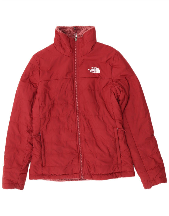 The North Face Damen Reversible Wattierte Jacke UK10 Small Burgund