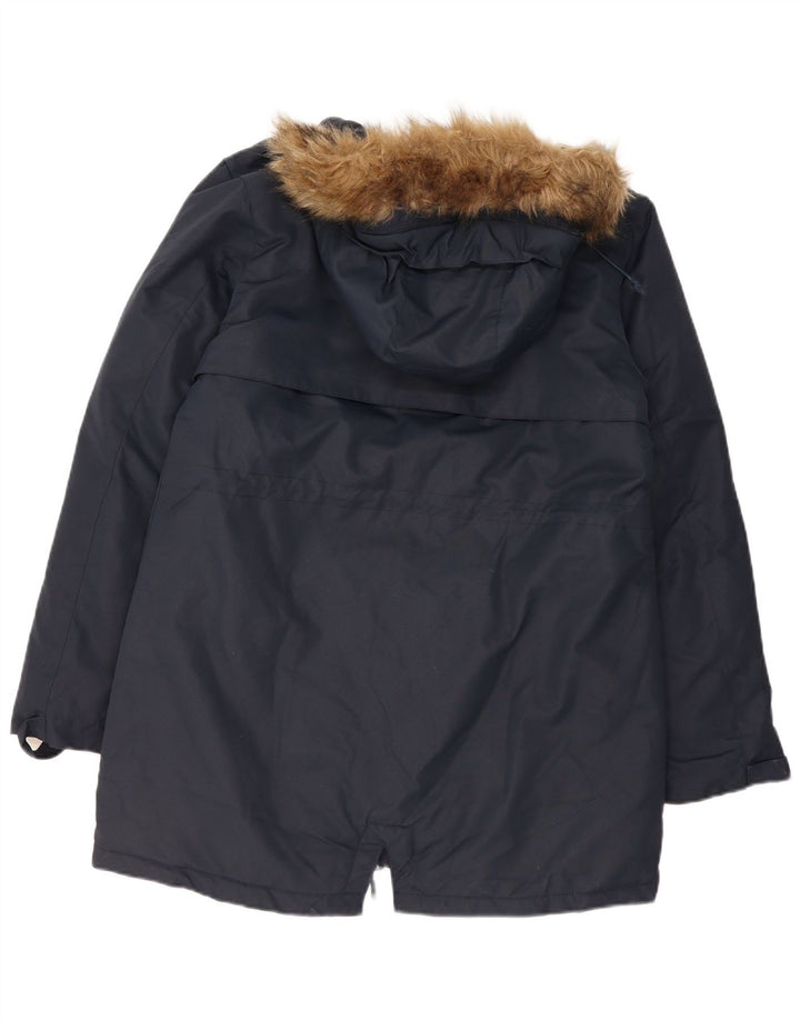 MOUNTAIN WAREHOUSE Damen-Parka mit Kapuze, Gr. 14, Marineblau