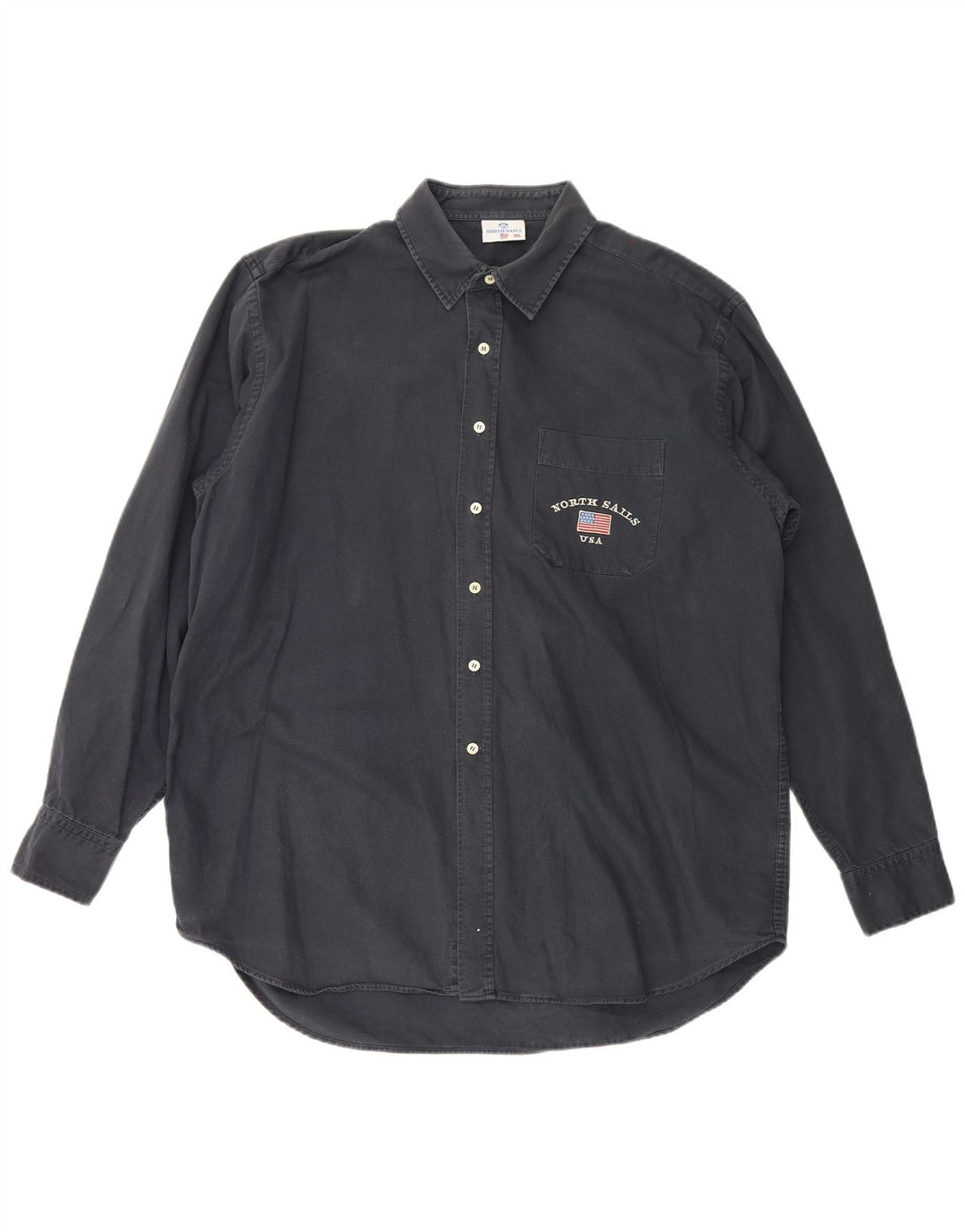 North Sails Herren Grafikshirt 2XL Schwarz