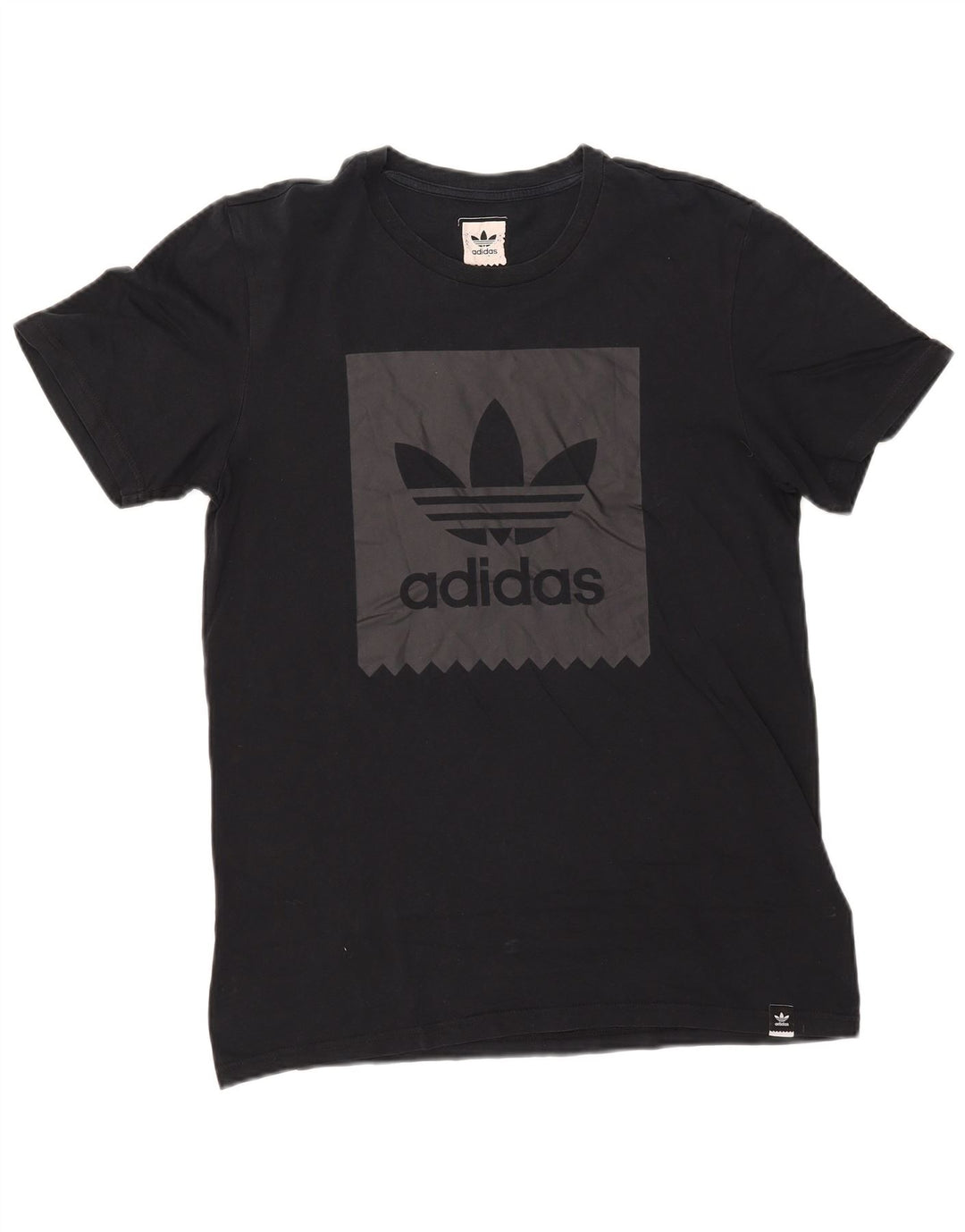 Adidas Herren-T-Shirt mit Grafik, mittelgroß, marineblau, Baumwolle