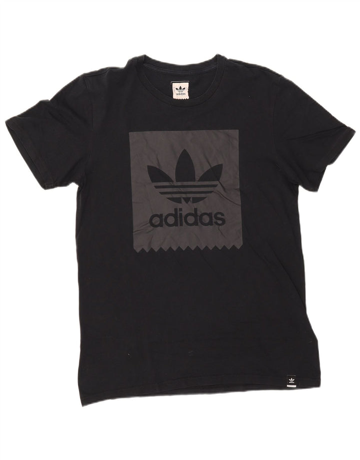 Adidas Herren-T-Shirt mit Grafik, mittelgroß, marineblau, Baumwolle