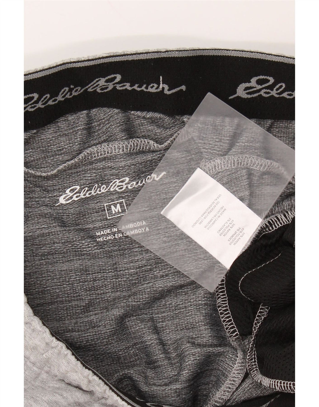 Eddie Bauer Herren-Sportshorts, Mittelgrau, Viskose