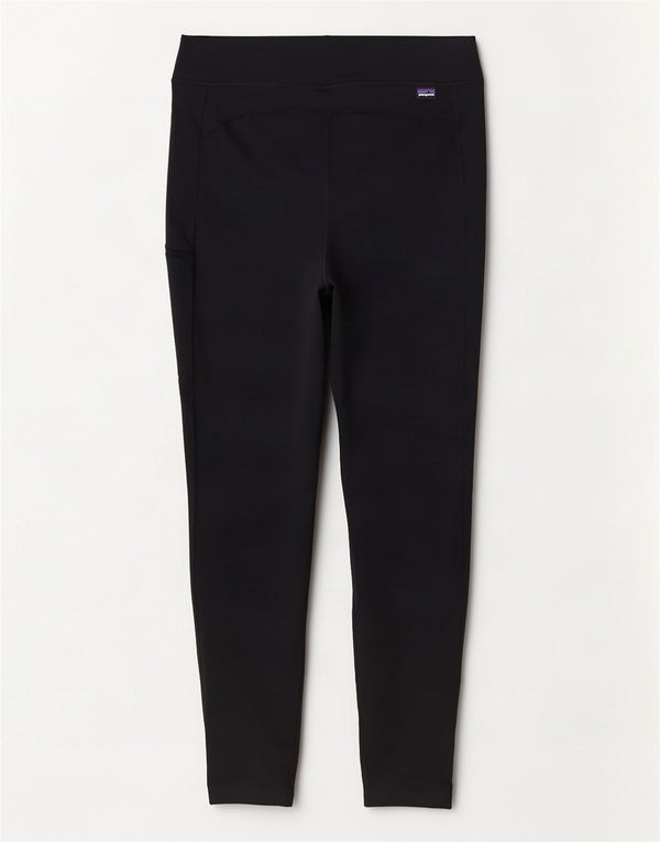 Patagonia Damen Leggings UK 16 Large Schwarz Polyester