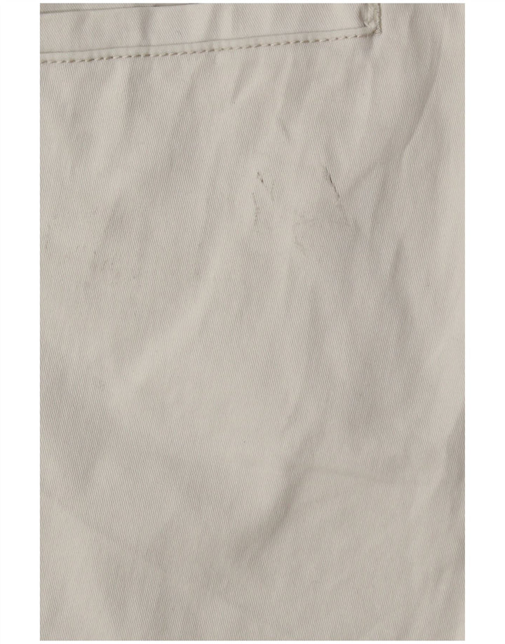 Gerade Herren-Cargohose von Zara, EU 40, mittelgroß, W31, L28, weiße Baumwolle