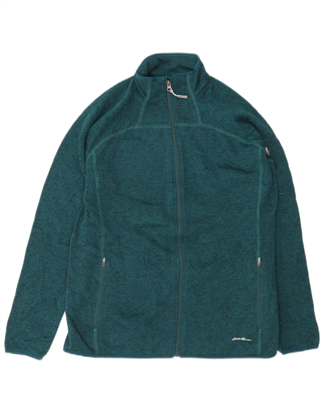 EDDIE BAUER Damen Trainingsanzug Top Jacke UK 18 XL Grün Polyester