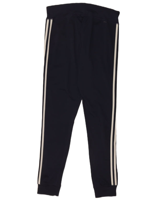 Adidas Damen Leggings UK 8 Small Marineblau Polyester