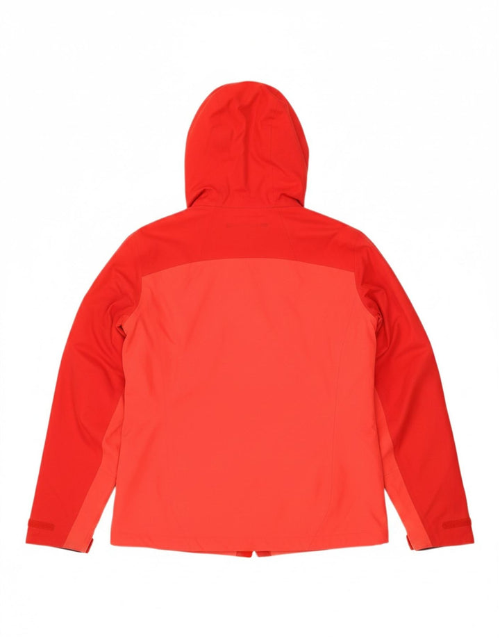 JACK WOLFSKIN Womens Oversized Windbreaker Jacket UK 8/10 Small Red