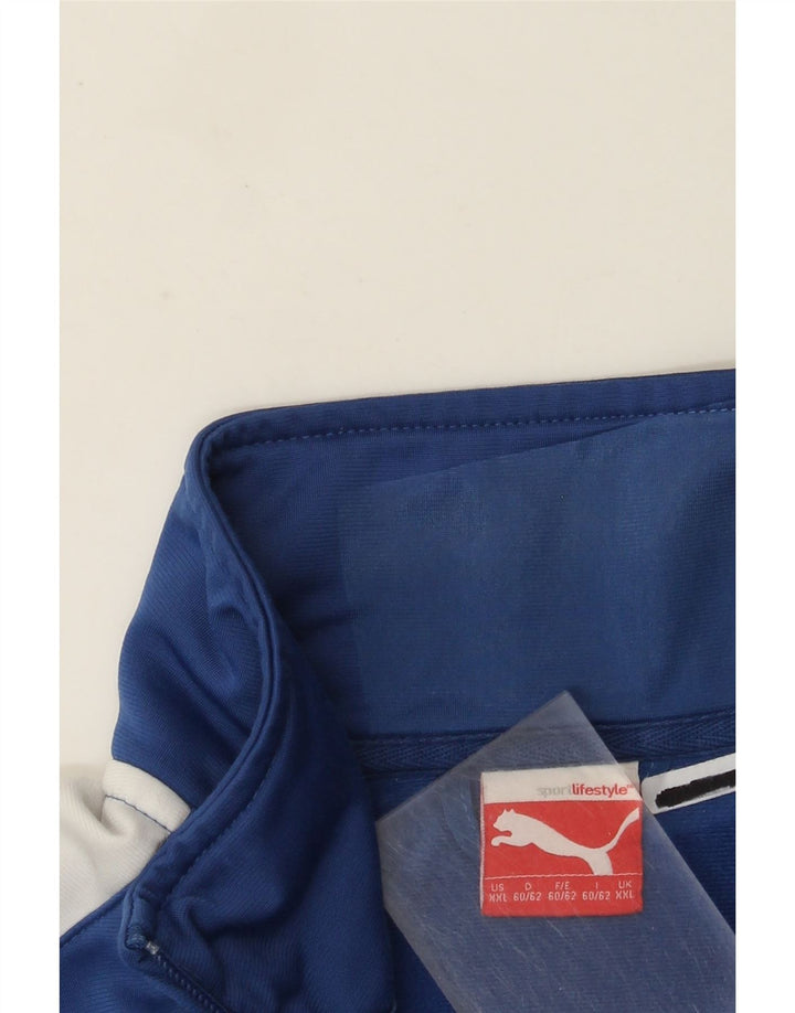Puma Herren Trainingsanzug Top Jacke 2XL Blau Colourblock