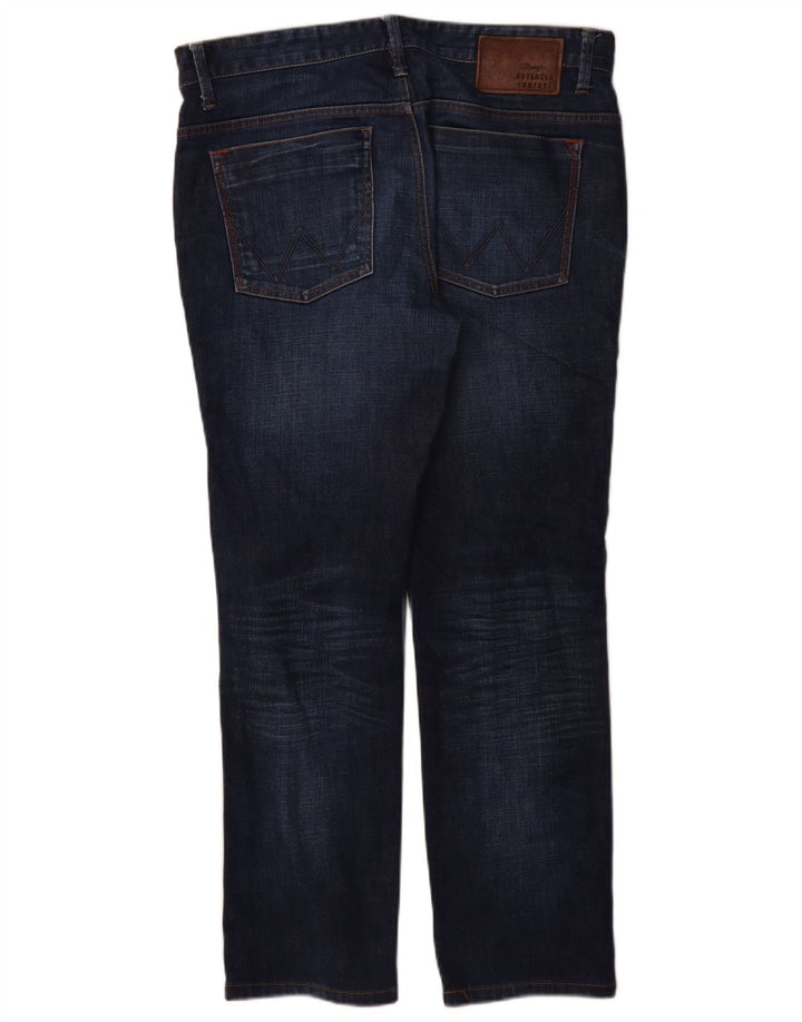 Wrangler Herren Straight Jeans W32 L30 Marineblau