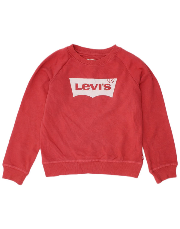 LEVI'S Sweatshirt-Pullover mit Grafik für Mädchen, 5–6 Jahre, Rosa