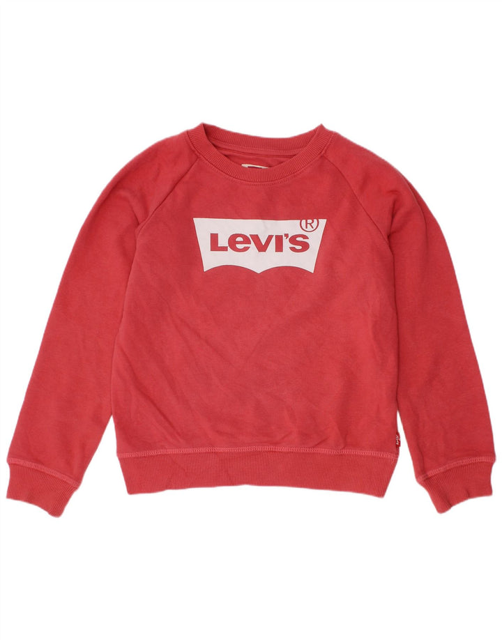 LEVI'S Sweatshirt-Pullover mit Grafik für Mädchen, 5–6 Jahre, Rosa