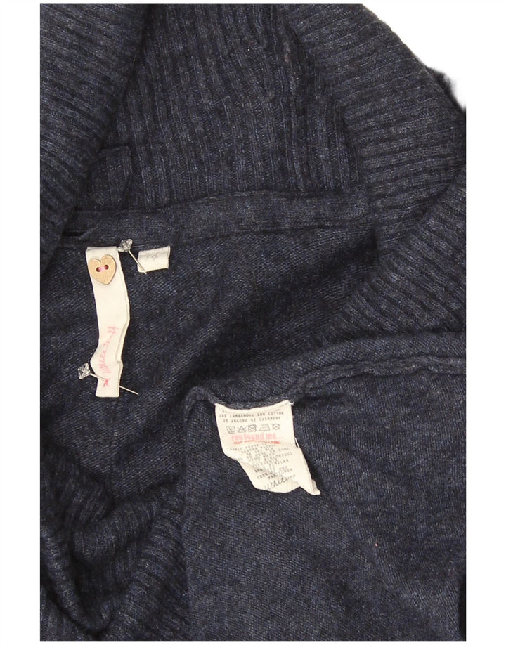 White Stuff Damen-Pulloverkleid, Gr. 44, mittlere marineblaue Viskose