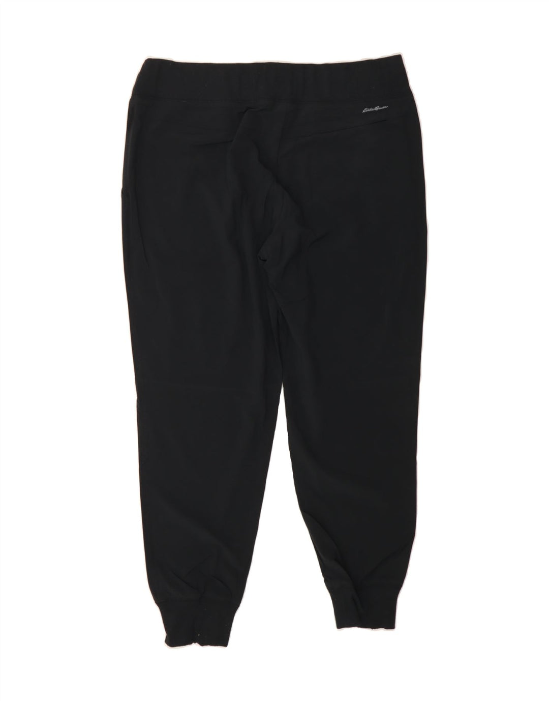 EDDIE BAUER Womens Tracksuit Trousers Joggers UK 14 Medium Black Polyester Vintage Eddie Bauer and Second-Hand Eddie Bauer from Messina Hembry 