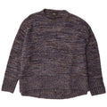 Zara Damen-Pullover mit Rundhalsausschnitt, UK 14, mittleres Marineblau meliert