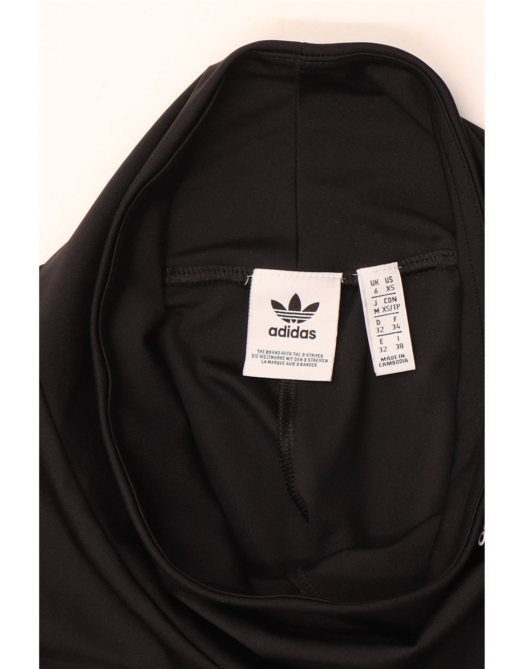 ADIDAS Damen Leggings UK 6 XS Schwarz