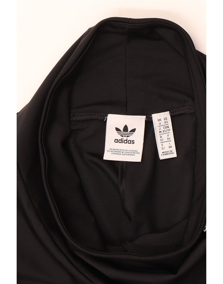 ADIDAS Damen Leggings UK 6 XS Schwarz