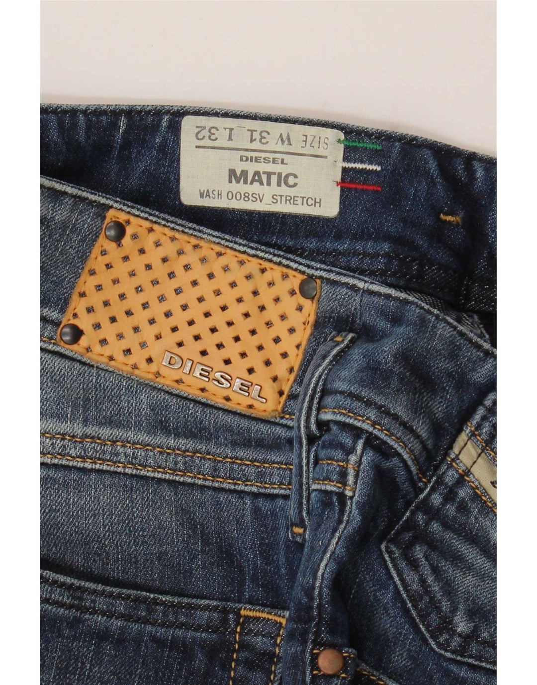 Levi's Damen Matic Distressed Slim Jeans W31 L32 Blaue Baumwolle