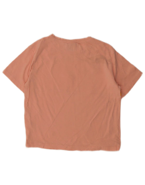 Diadora Grafik-T-Shirt-Oberteil für Mädchen, 11–12 Jahre, XL, Rosa, Farbblock