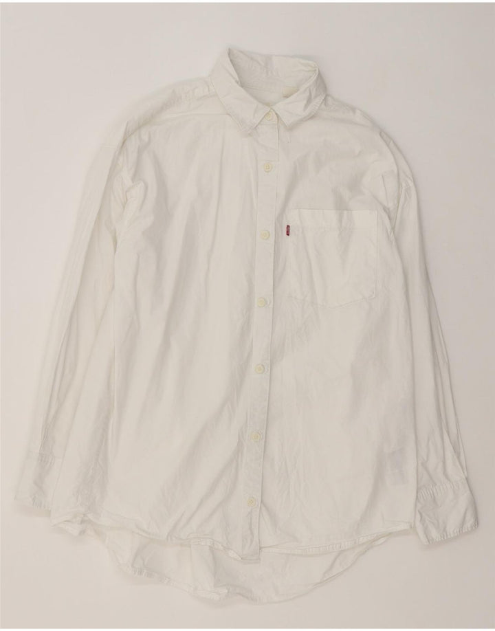Levi's Herrenhemd Small aus weißer Baumwolle