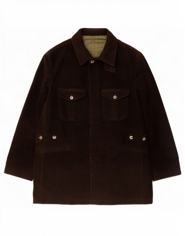 Braddock Herren Cordjacke IT 54 2XL Braune Baumwolle