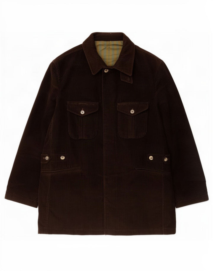 Braddock Herren Cordjacke IT 54 2XL Braune Baumwolle