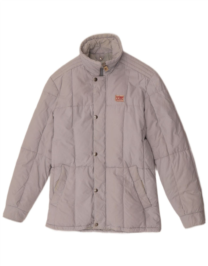 Trissi Damen Wattierte Jacke IT 46 Large Blau