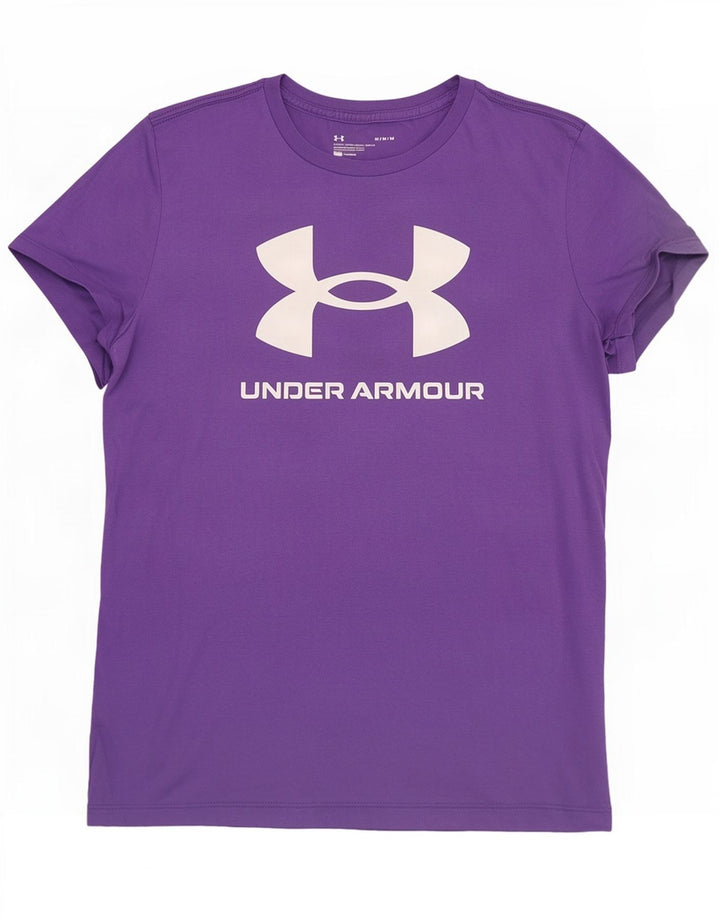 Under Armour Herren-T-Shirt mit Grafik, mittelviolette Baumwolle
