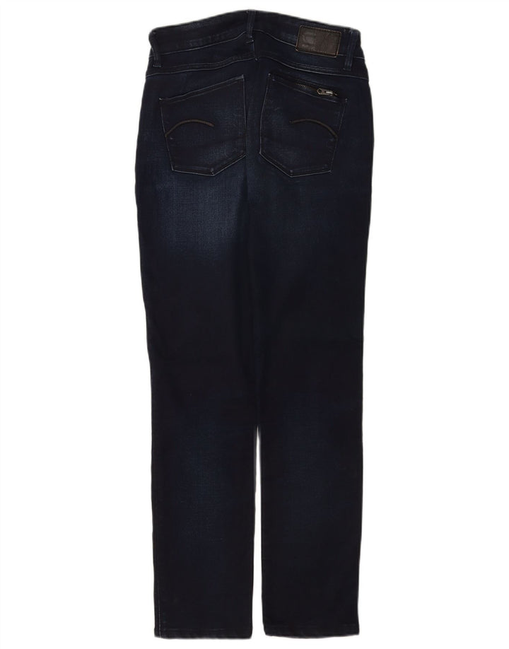 G-Star Damen Slim Jeans W26 L27 Marineblaue Baumwolle