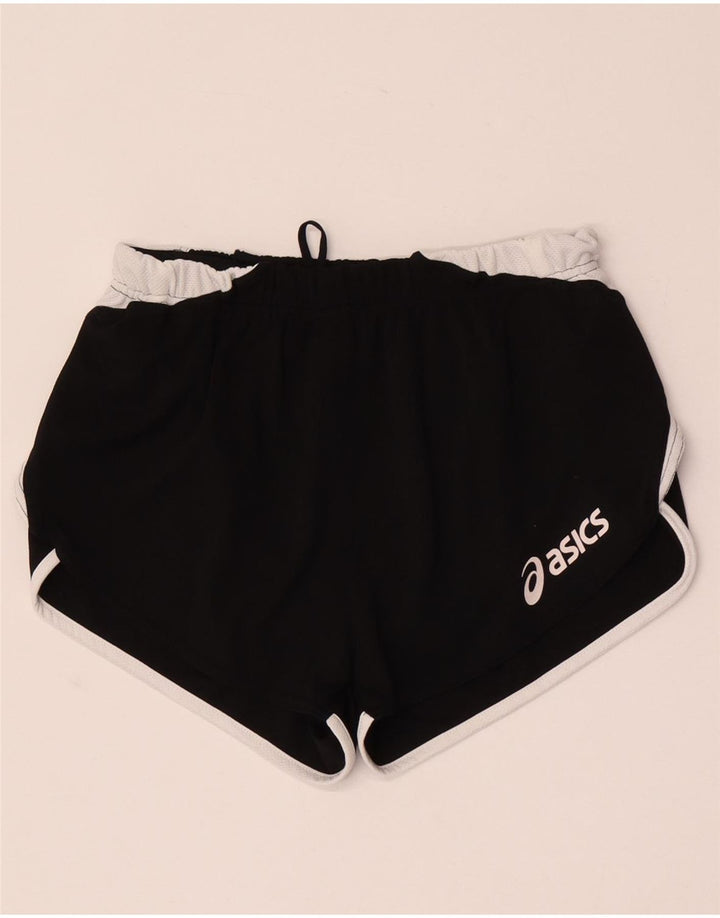 Asics Damen Sportshorts UK 8 Small Schwarz Colourblock