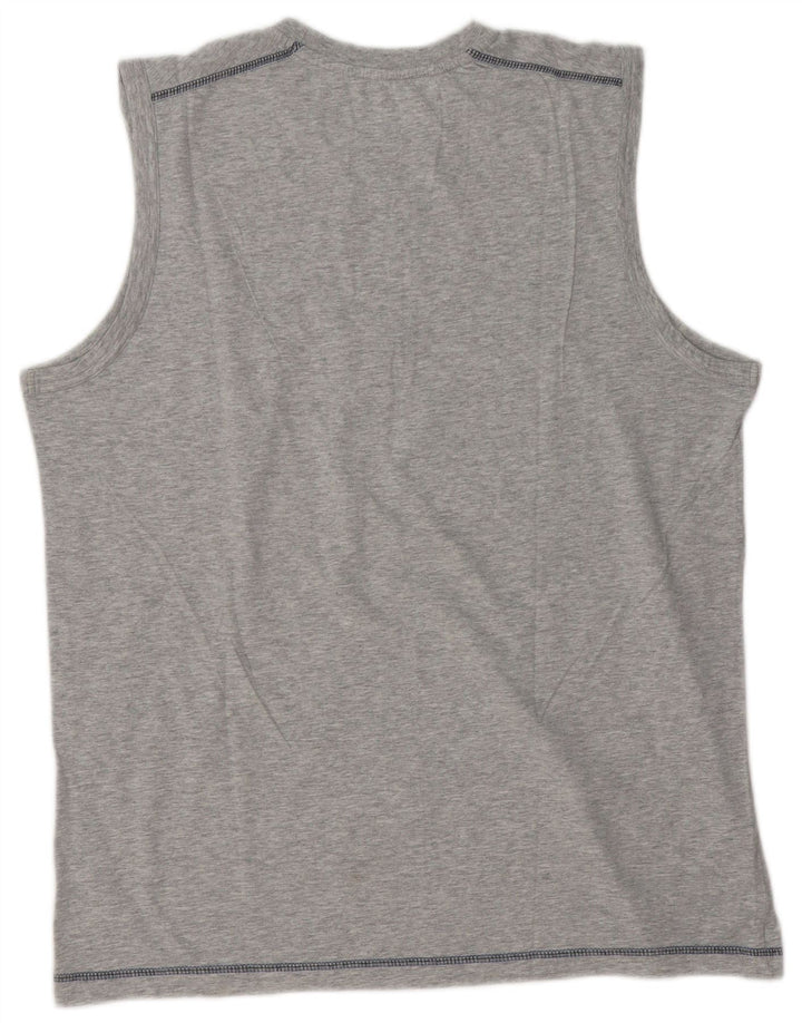 Lotto Herren Grafik-Weste Top 2XL Grau meliert