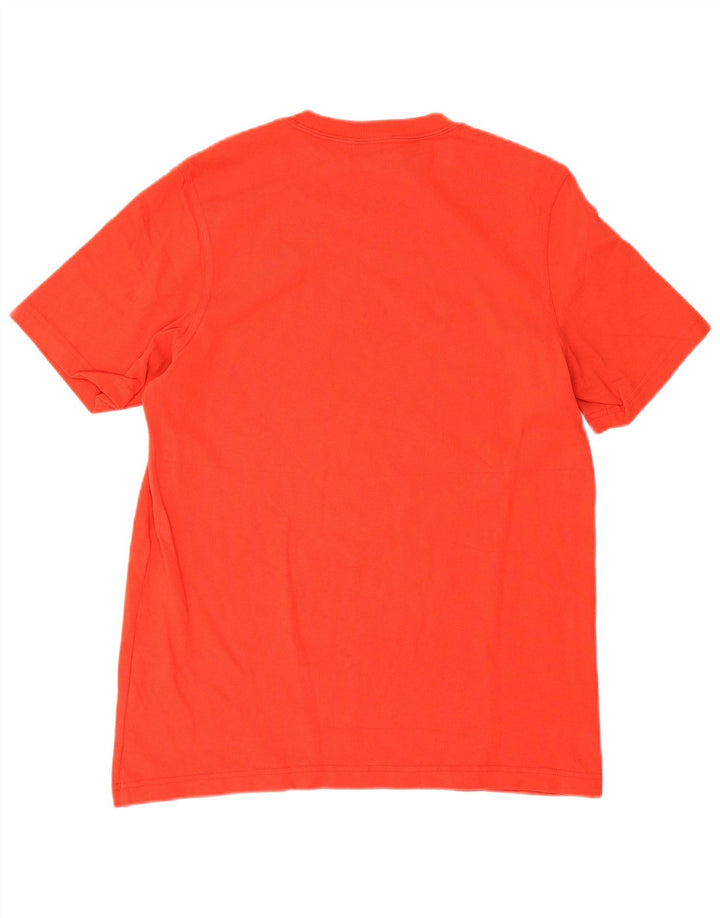 Adidas Herren Grafik-T-Shirt aus mittelroter Baumwolle