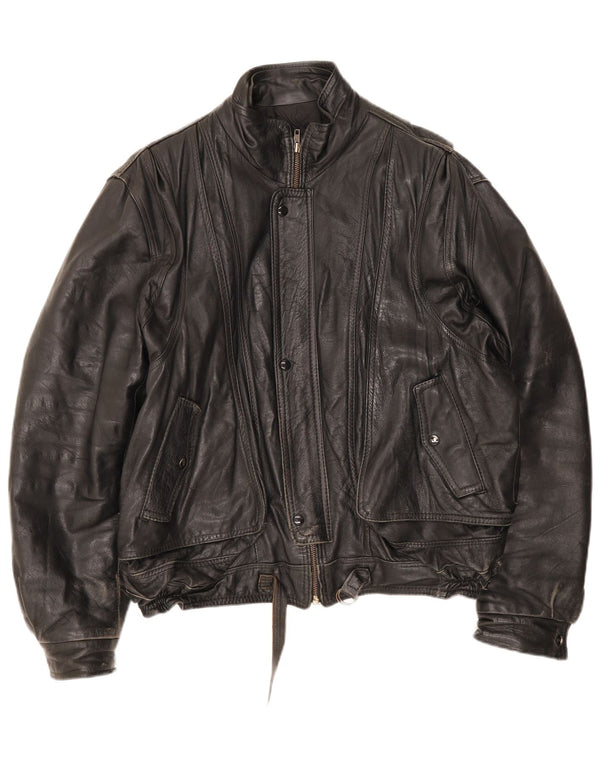 Vintage Herren Lederjacke UK 42 XL Rot