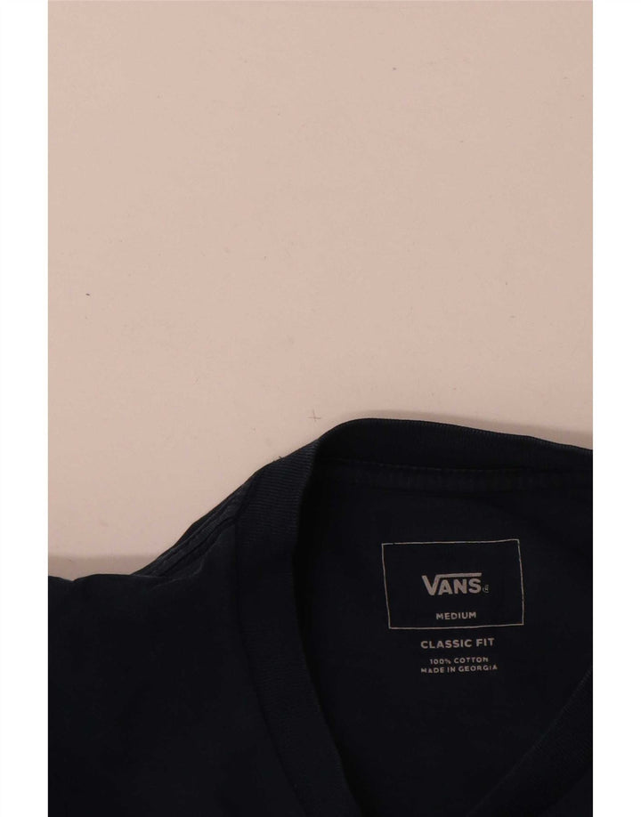 Vans Herren-T-Shirt mit klassischer Passform, mittelmarineblaue Baumwolle