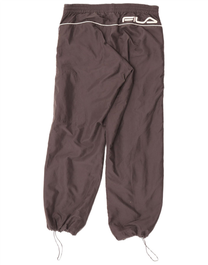 Fila Herren-Trainingshose mit Grafik, Jogginghose, klein, grau, Polyester