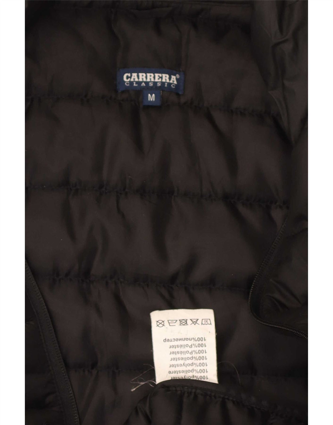 Carrera Herren Wattierte Weste UK 38 Medium Schwarz Polyester