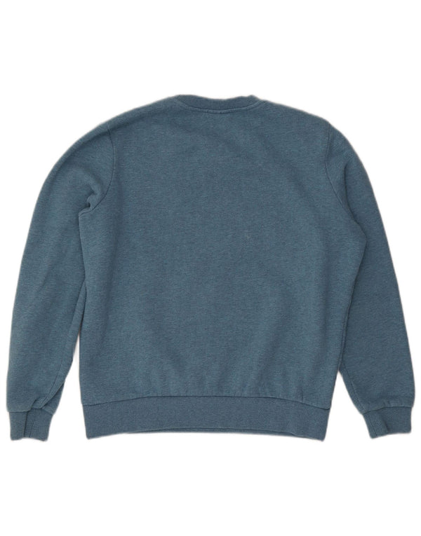 Superdry Grafik-Sweatshirtpullover für Damen, Gr. 10, Größe S, blau gefleckt