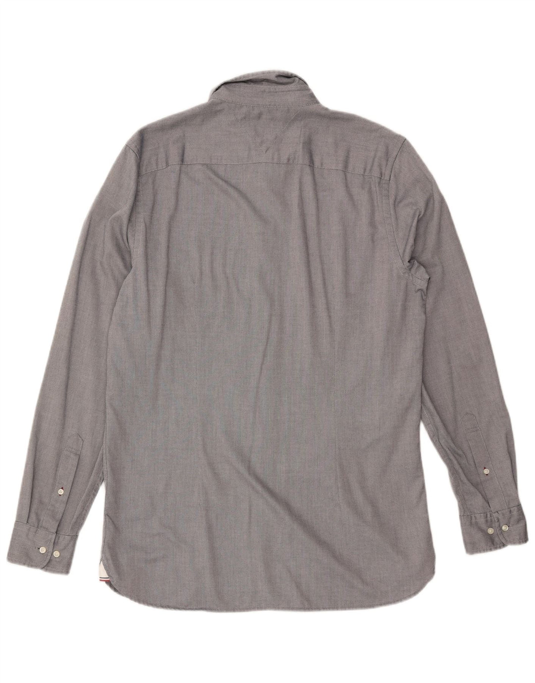 TOMMY HILFIGER Herren Slim Fit Hemd Große graue Baumwolle