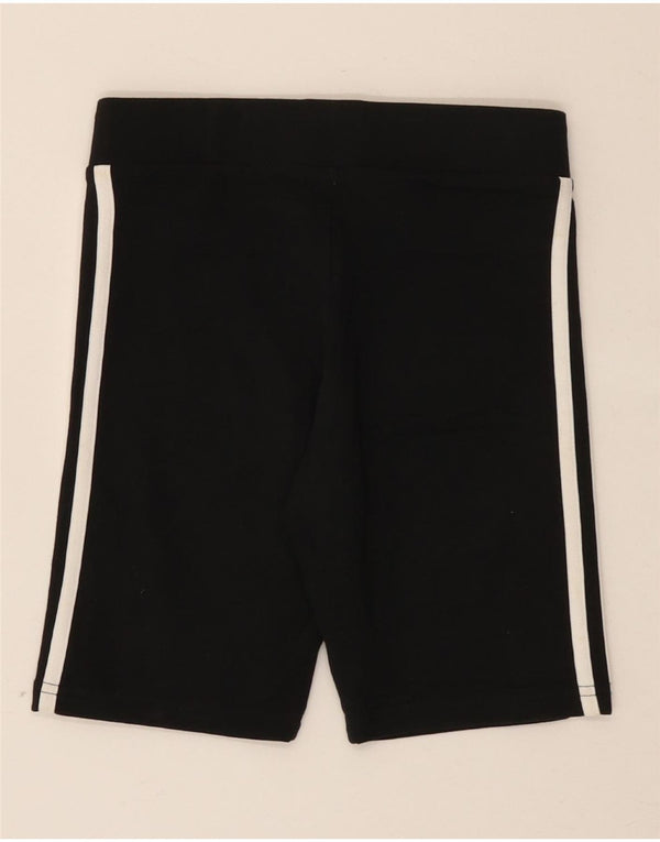 Adidas Sportshorts für Mädchen, 11–12 Jahre, schwarze Baumwolle