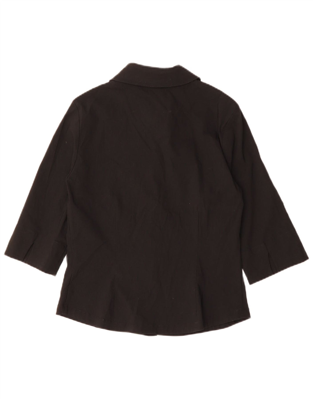 YESSICA Damen 3/4-Ärmel-Hemdbluse EU 38 Mittelschwarze Viskose