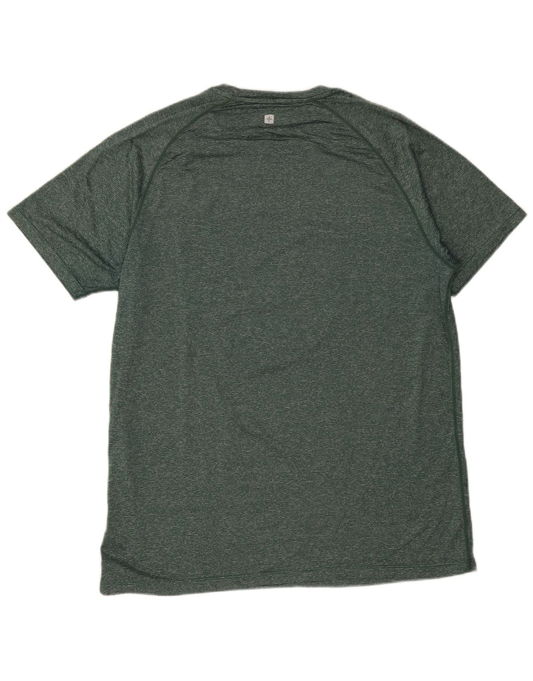 Mountain Warehouse Herren-T-Shirt-Oberteil, großes grün geflecktes Nylon