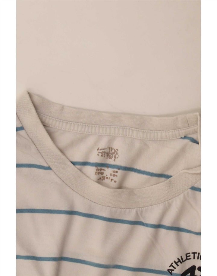Nike Herren-T-Shirt-Oberteil, Mittelweiß, Farbblock