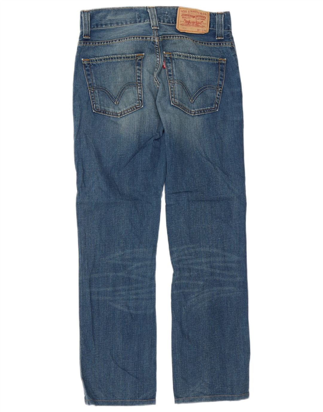 Levi's Damen 511 Slim Jeans W31 L30 Blau