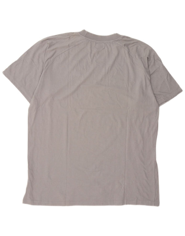 Kappa Mens T-Shirt Top 2XL Grey Cotton