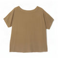 Vintage Damen Bluse Top UK 16 Large Khaki
