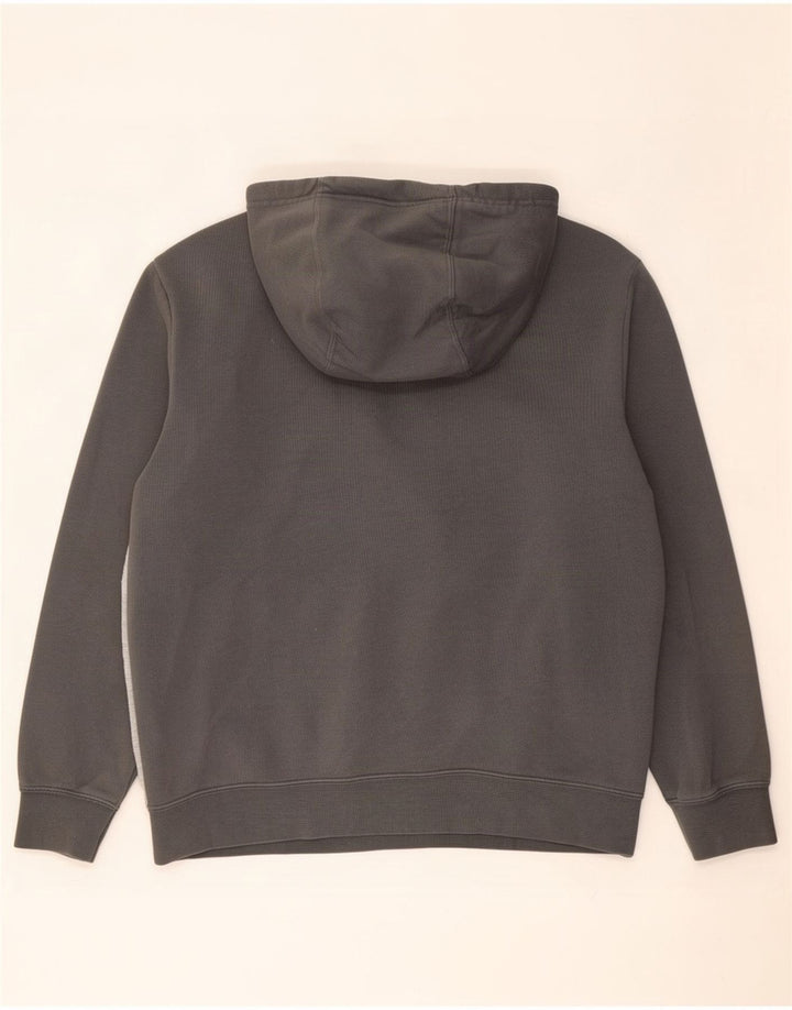 Nike Herren-Kapuzenpullover aus mittelgrauer Colourblock-Baumwolle