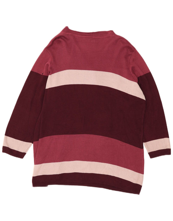 Marks & Spencer Damen Longline-Cardigan-Pullover UK 18 XL Mehrfarbig