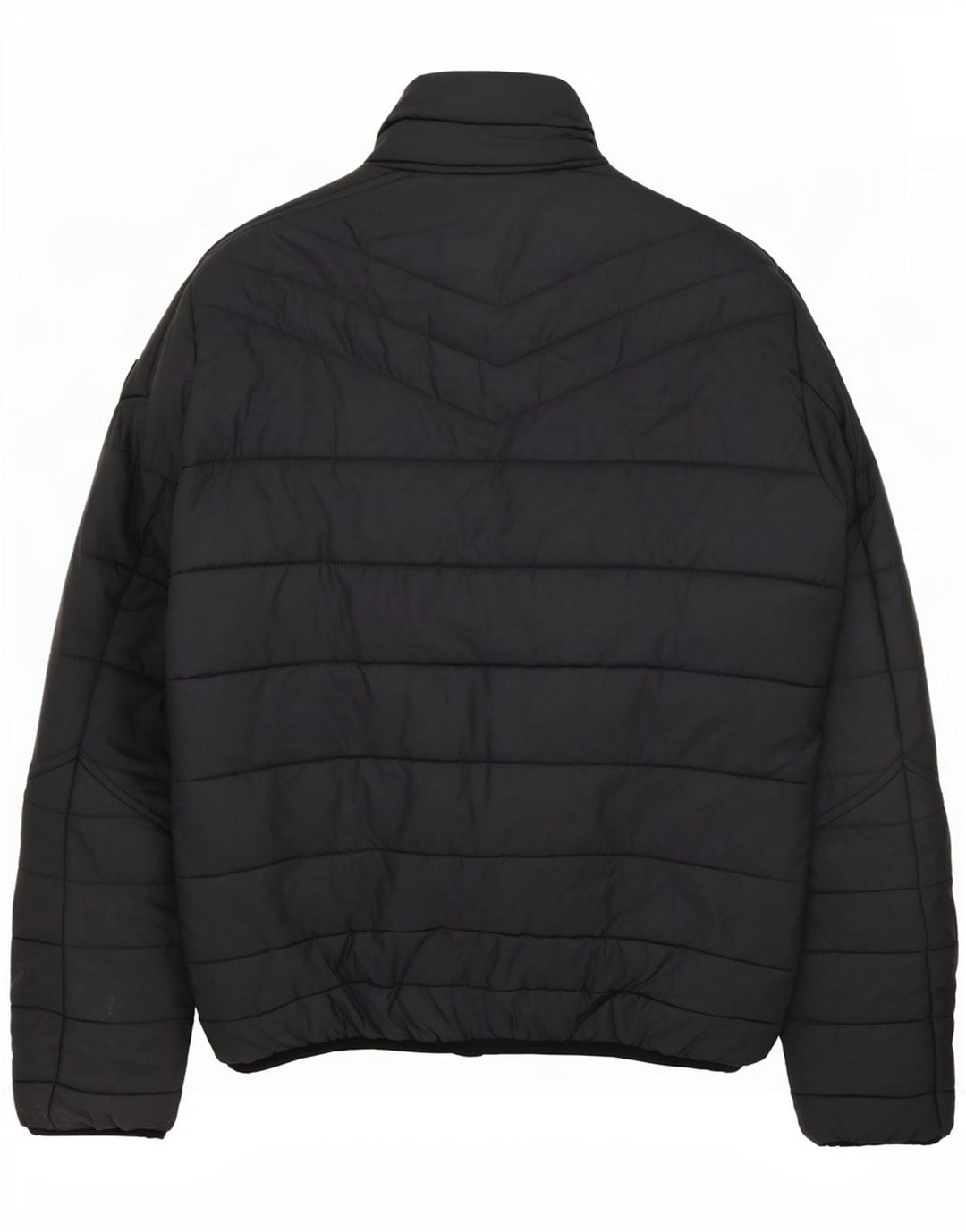 Diesel Herren Wattierte Jacke UK 40 Large Graues Nylon