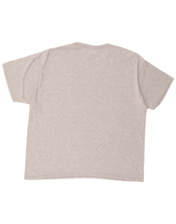 RUSSELL ATHLETIC Herren Salukis Grafik T-Shirt Top 2XL Grau Baumwolle