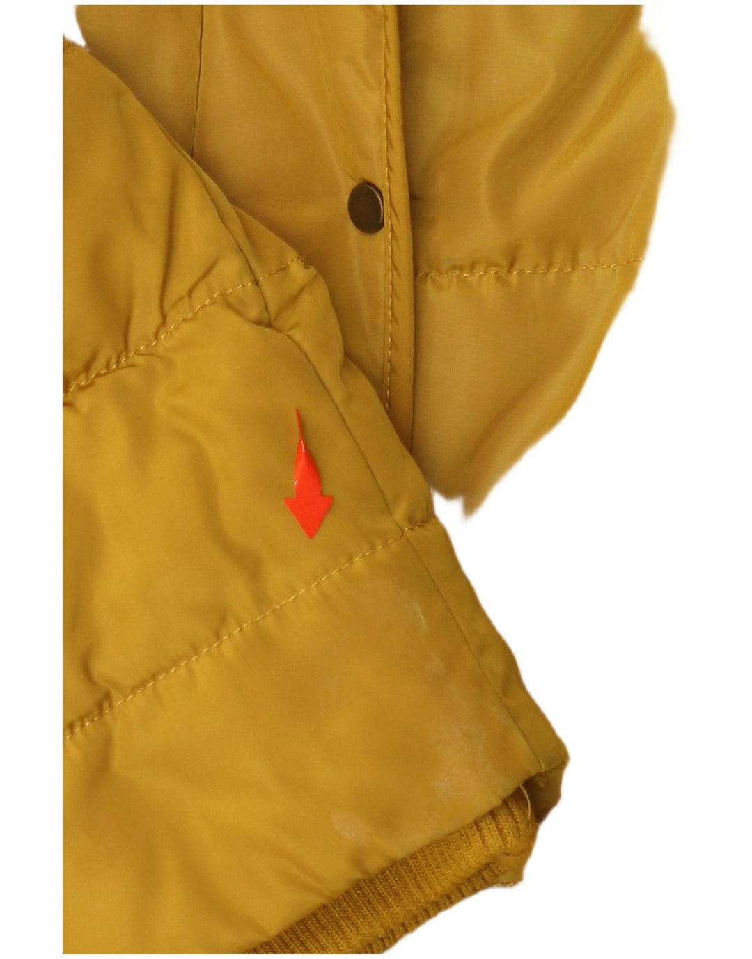 LAURA ASHLEY Wattierte Damenjacke UK 12 Mittelgelbes Polyester