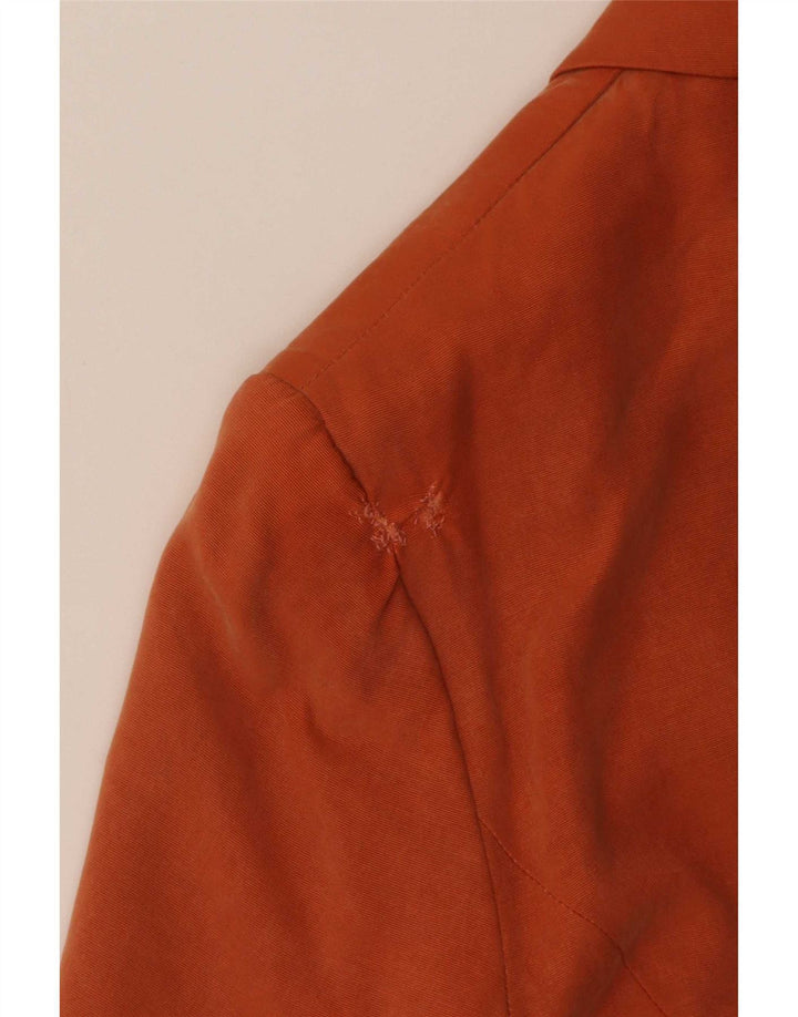 Monsoon Damen-Blazer mit 3 Knöpfen, kurzärmelig, UK 12, mittelorange